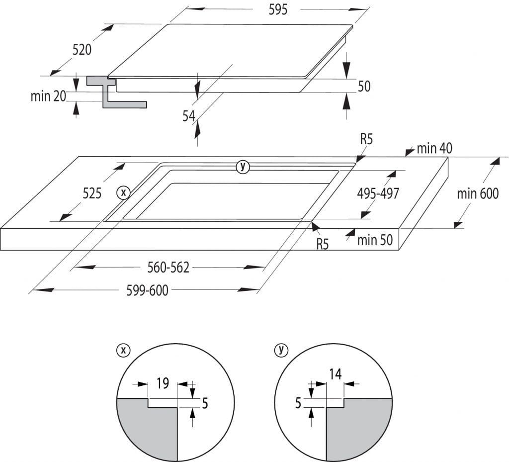 Table de cuisson | Induction<br>I6433C