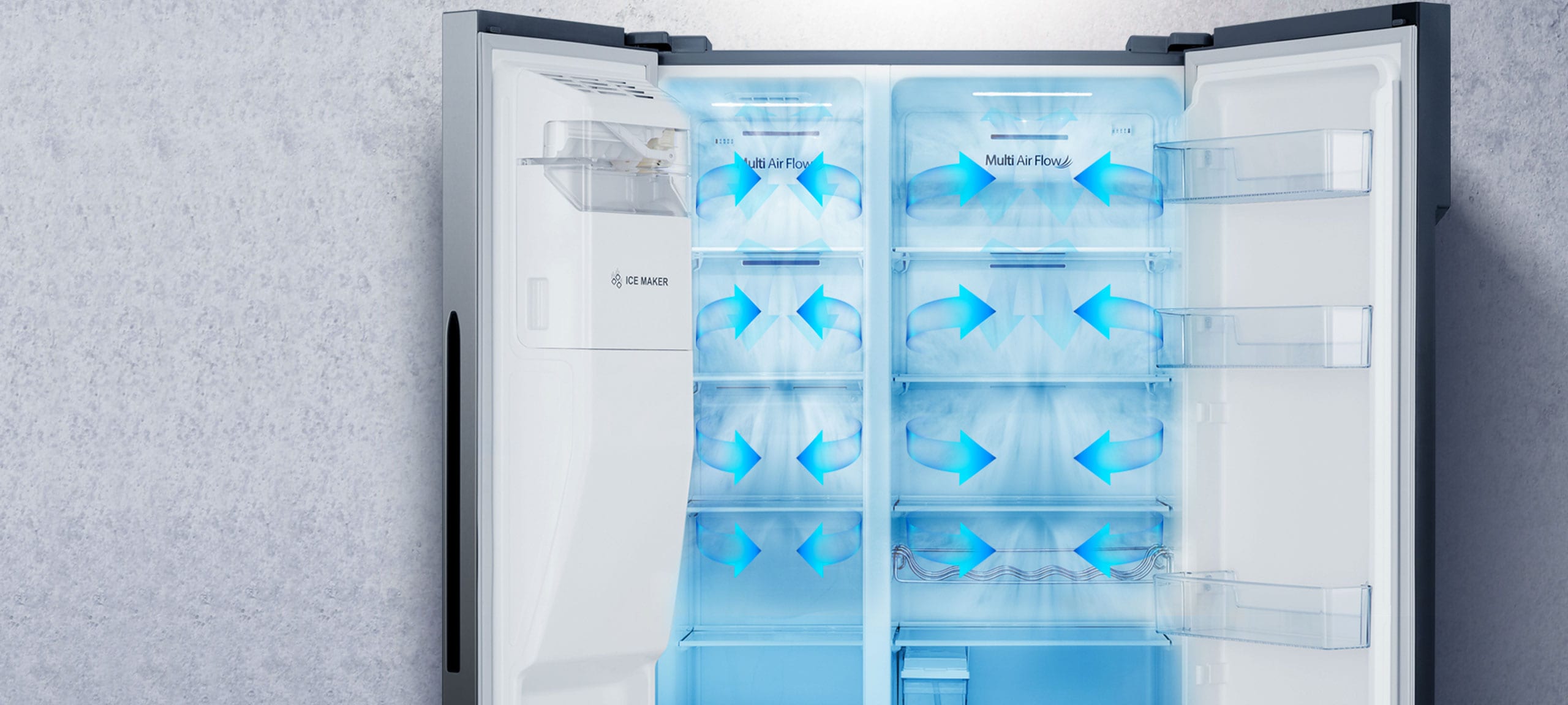 Réfrigérateur multiportes RF540N4SWIE, Hisense