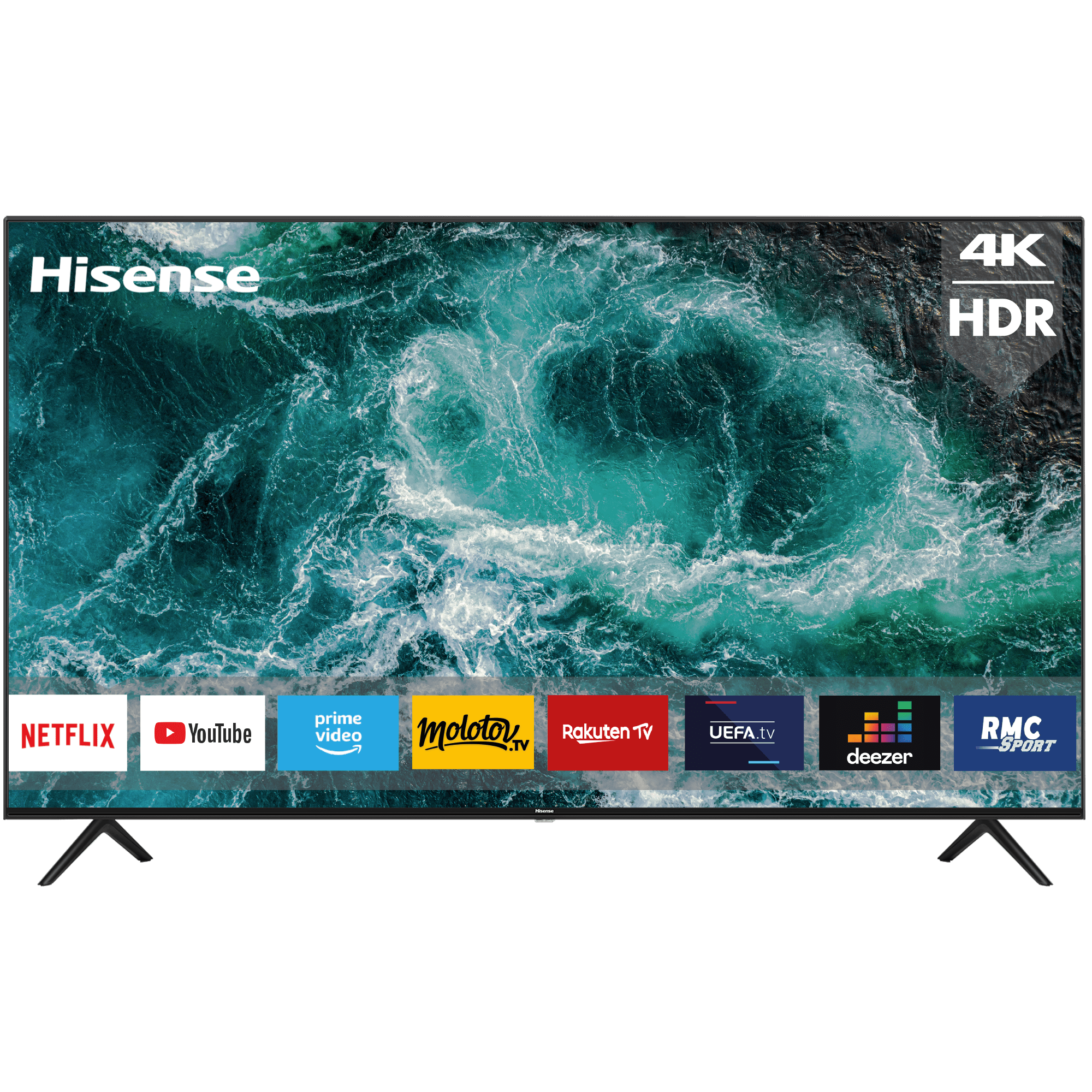 TV 4K, Pieds ajustables70 Série A7100F, Hisense