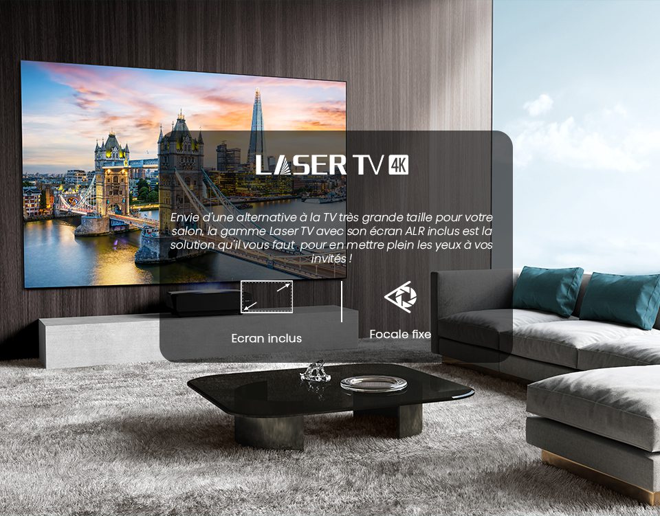 Laser TV-bloc