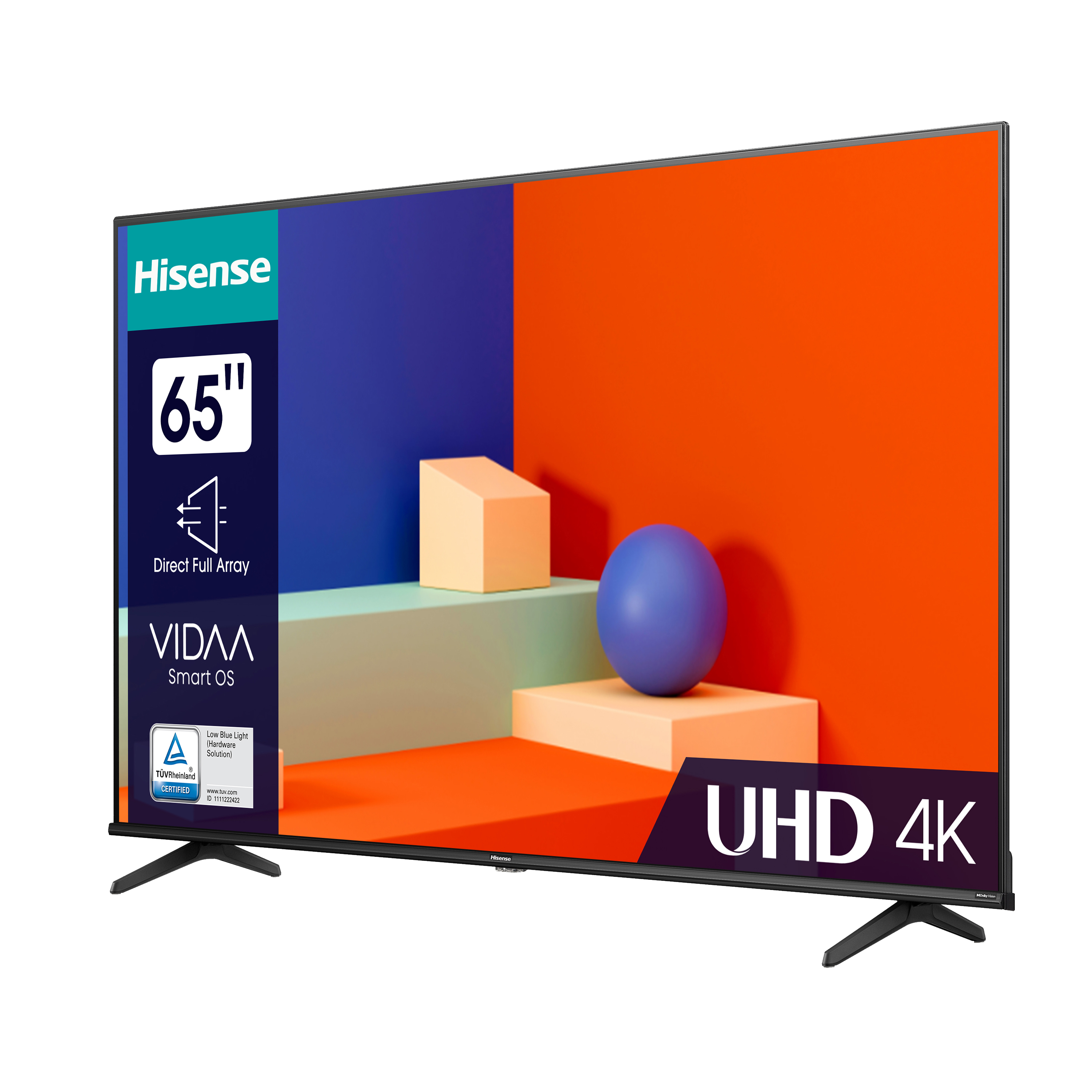 Hisense - 65 pouces - A6H (Modèle 2023) - 4K - Ultra HD - Smart TV