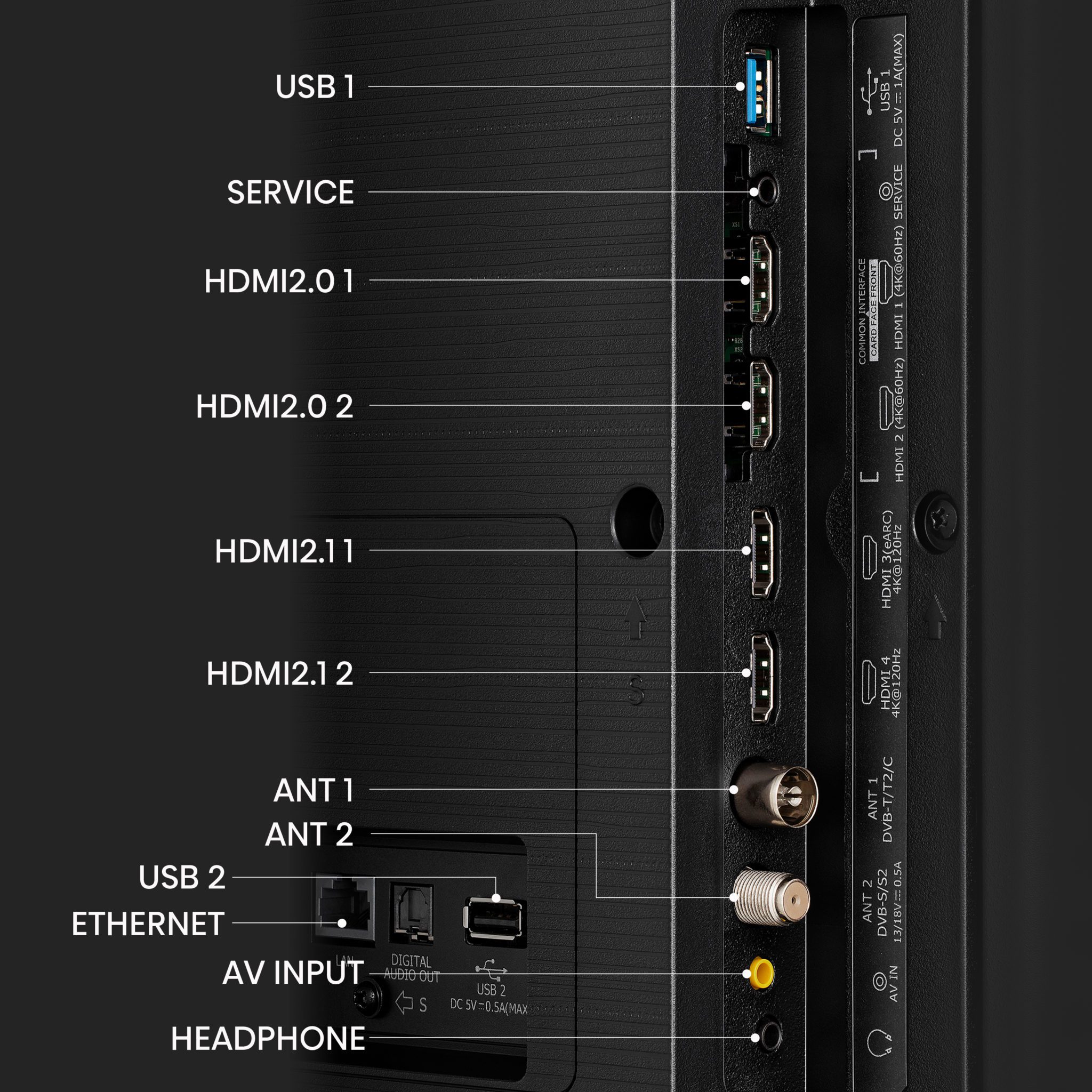 TV MINILED 4K 144Hz VRR55″ SÉRIE U7KQ Hisense Téléviseurs
