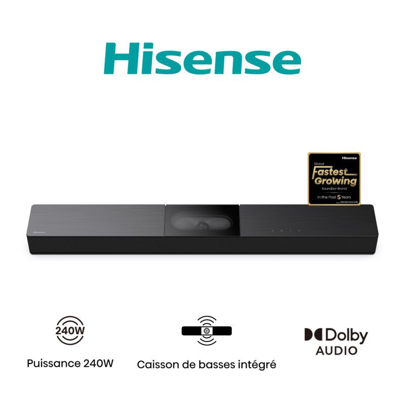 Barre de son HS2000 - Caisson de basses intégré - Dolby Audio