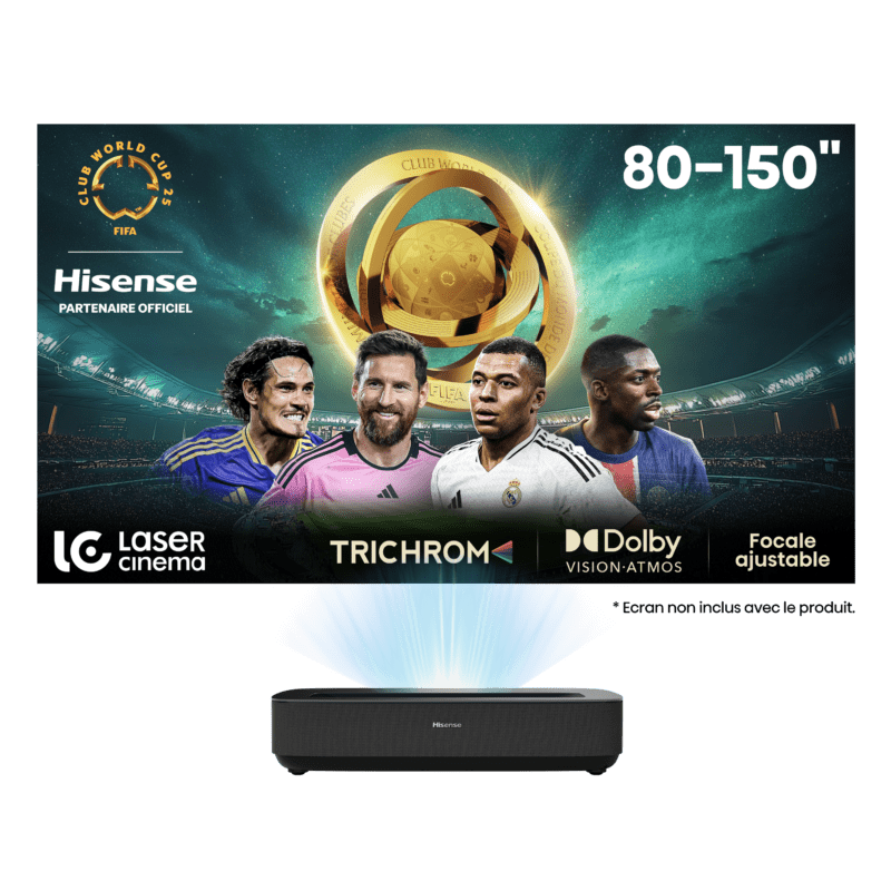 Laser Cinéma I Focale ajustable<br>80-150" I PL2