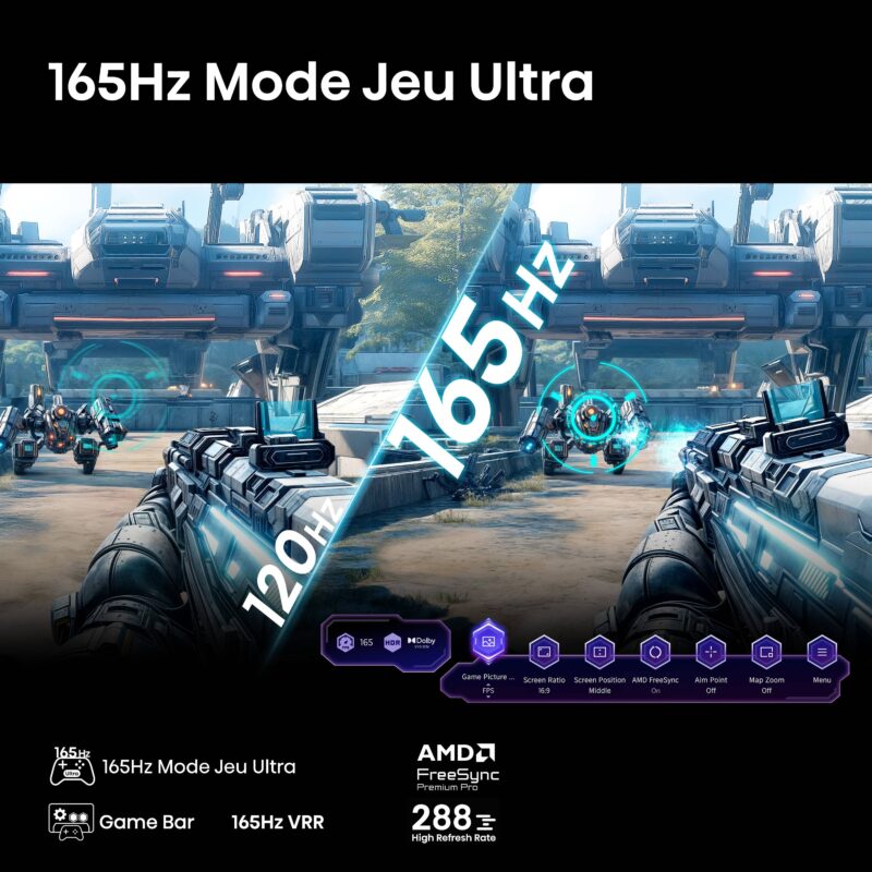 TV MINILED 4K | 165Hz VRR<br>55" SÉRIE U8Q