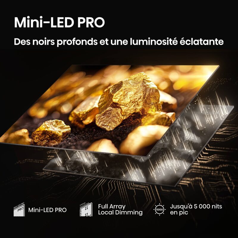 TV MINILED 4K | 165Hz VRR<br>55" SÉRIE U8Q