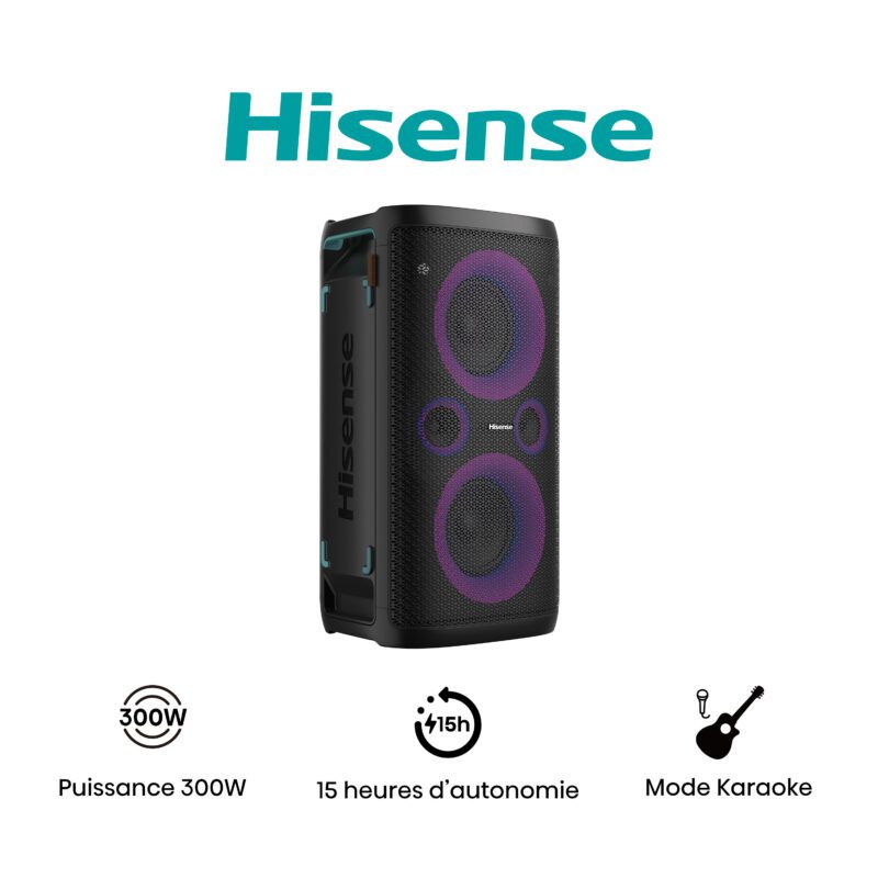 Enceinte de soirée bluetooth portable Party Storm