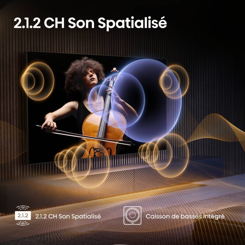 TV MINILED 4K | 144Hz VRR<br>85" SÉRIE U7Q PRO