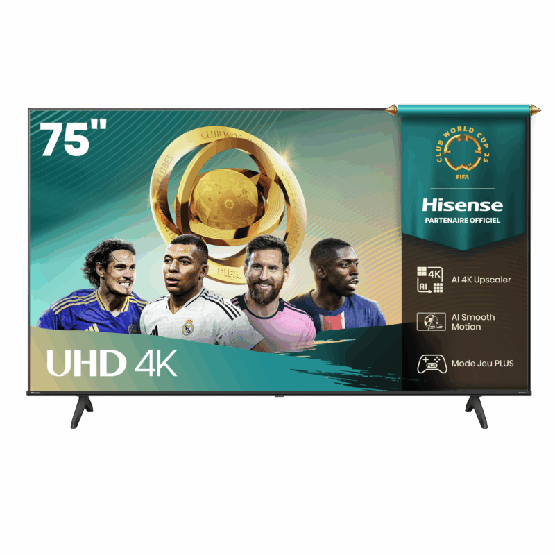 TV 4K | Dolby Vision <br>75" Série A6Q