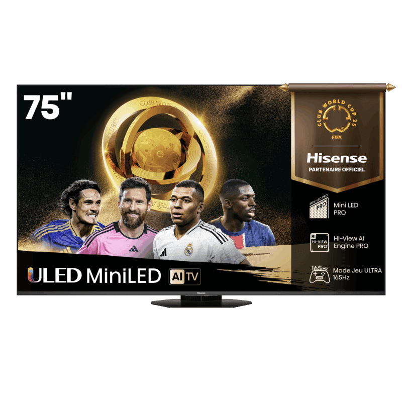 TV MINILED 4K | 165Hz VRR<br>75" SÉRIE U8Q
