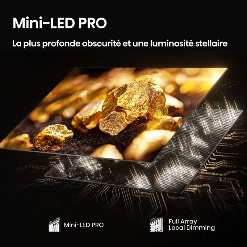 TV MINILED 4K | 144Hz VRR<br>50" SÉRIE U7Q