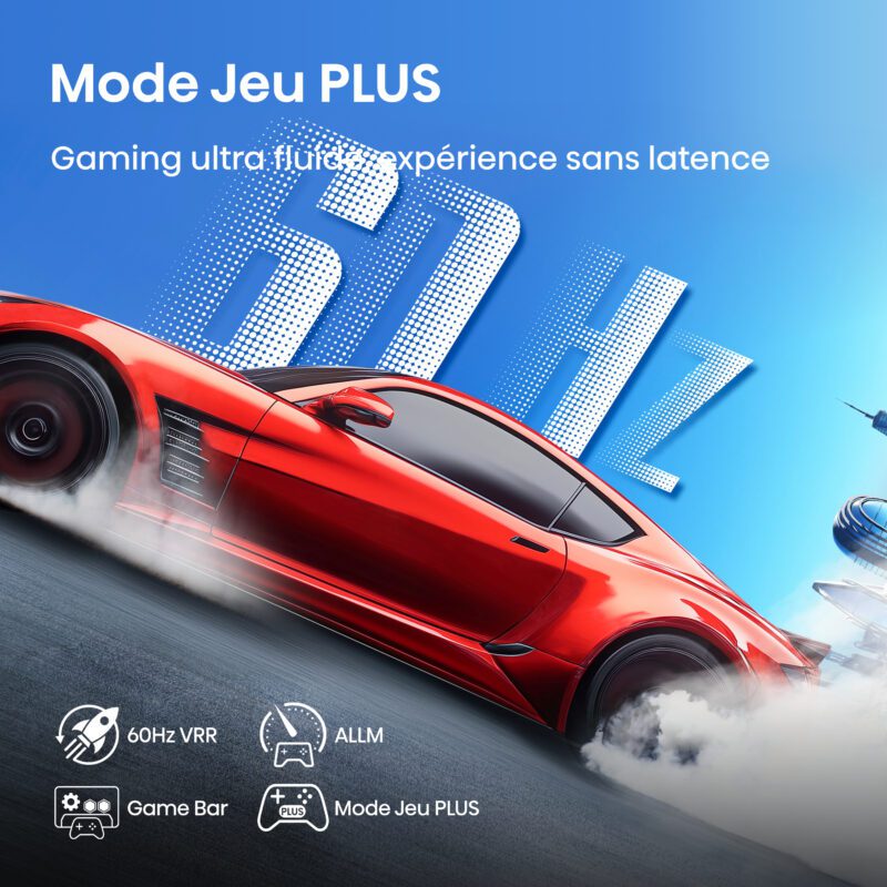 TV QLED 4K | Dolby Vision-Atmos <br>55" Série A7Q