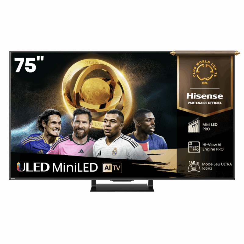 TV MINILED 4K | 144Hz VRR<br>75" SÉRIE U7Q PRO
