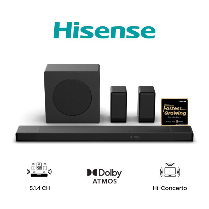 Barre de son AX5140Q <br> Dolby Atmos | 5.1.4CH <br> Hi-Concerto