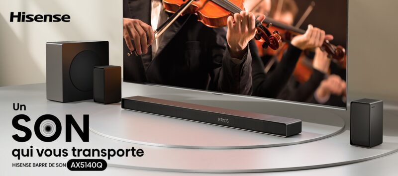 Barre de son AX5140Q <br> Dolby Atmos | 5.1.4CH <br> Hi-Concerto