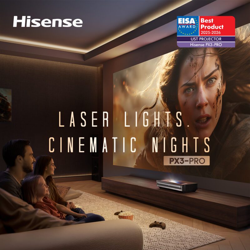 Laser Cinéma I Focale ajustable<br>80-150" I PX3-Pro