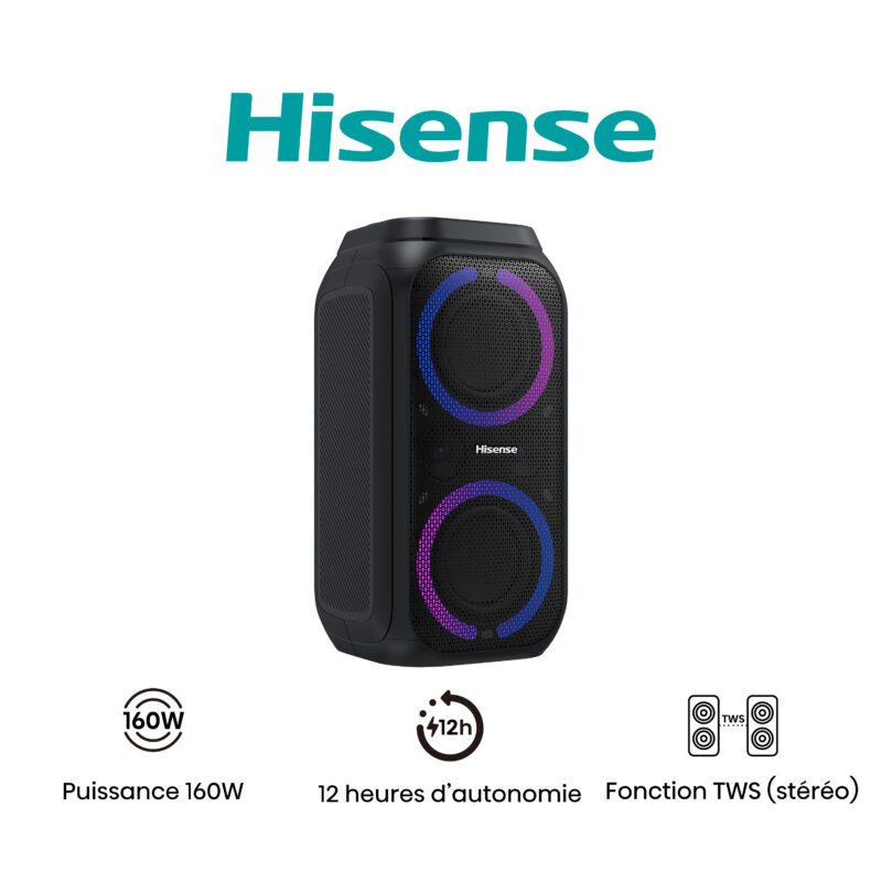 Enceinte de soirée bluetooth portable Party Rocket