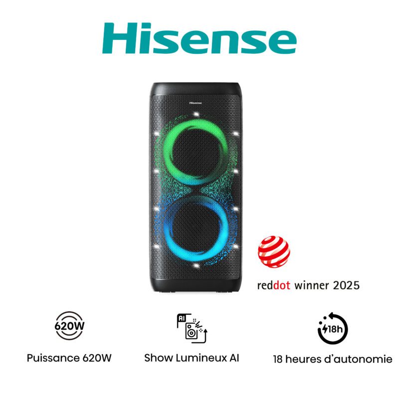 Enceinte de soirée bluetooth portable Party Thunder