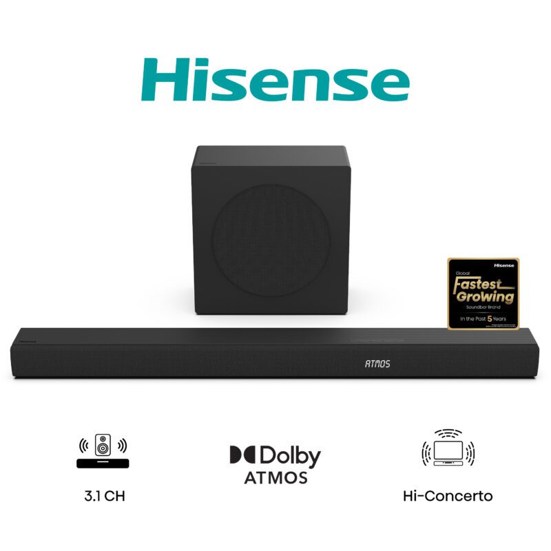 Barre de son AX3100Q <br> Dolby Atmos | 3.1CH <br> Hi-Concerto