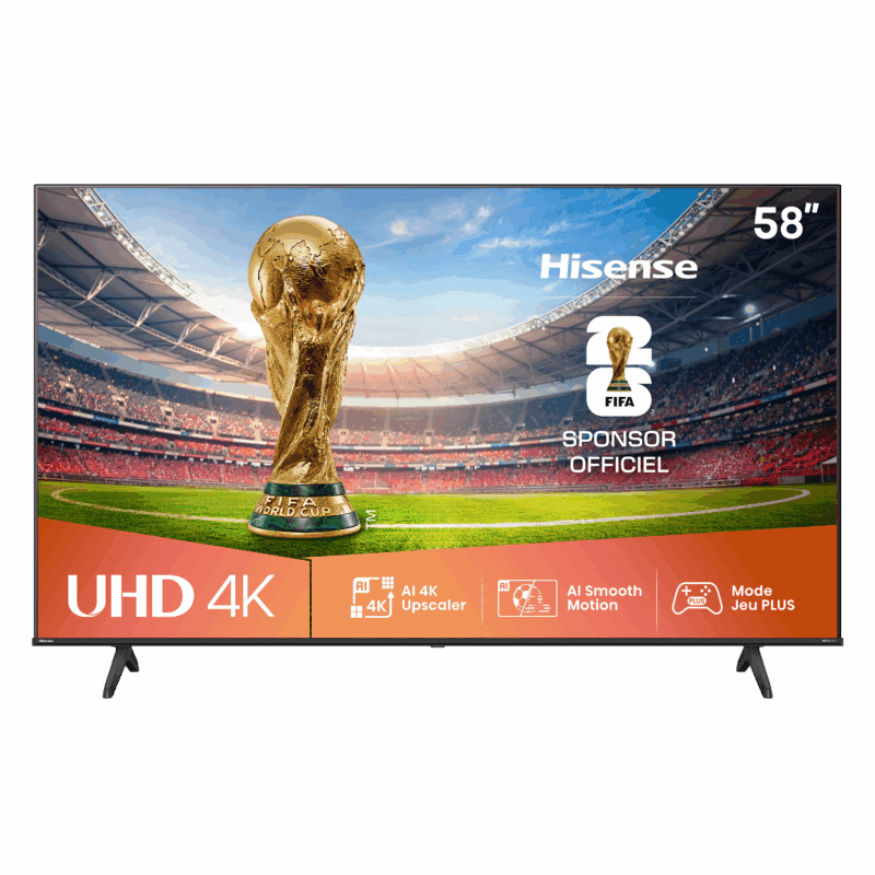 TV 4K | Dolby Vision <br>58" Série A6Q