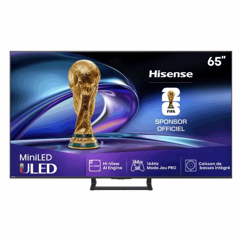 TV MINILED 4K | 144Hz VRR<br>65" SÉRIE E8Q