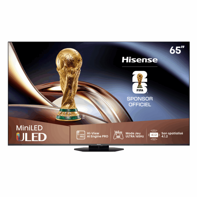 TV MINILED 4K | 165Hz VRR<br>65" SÉRIE U8Q