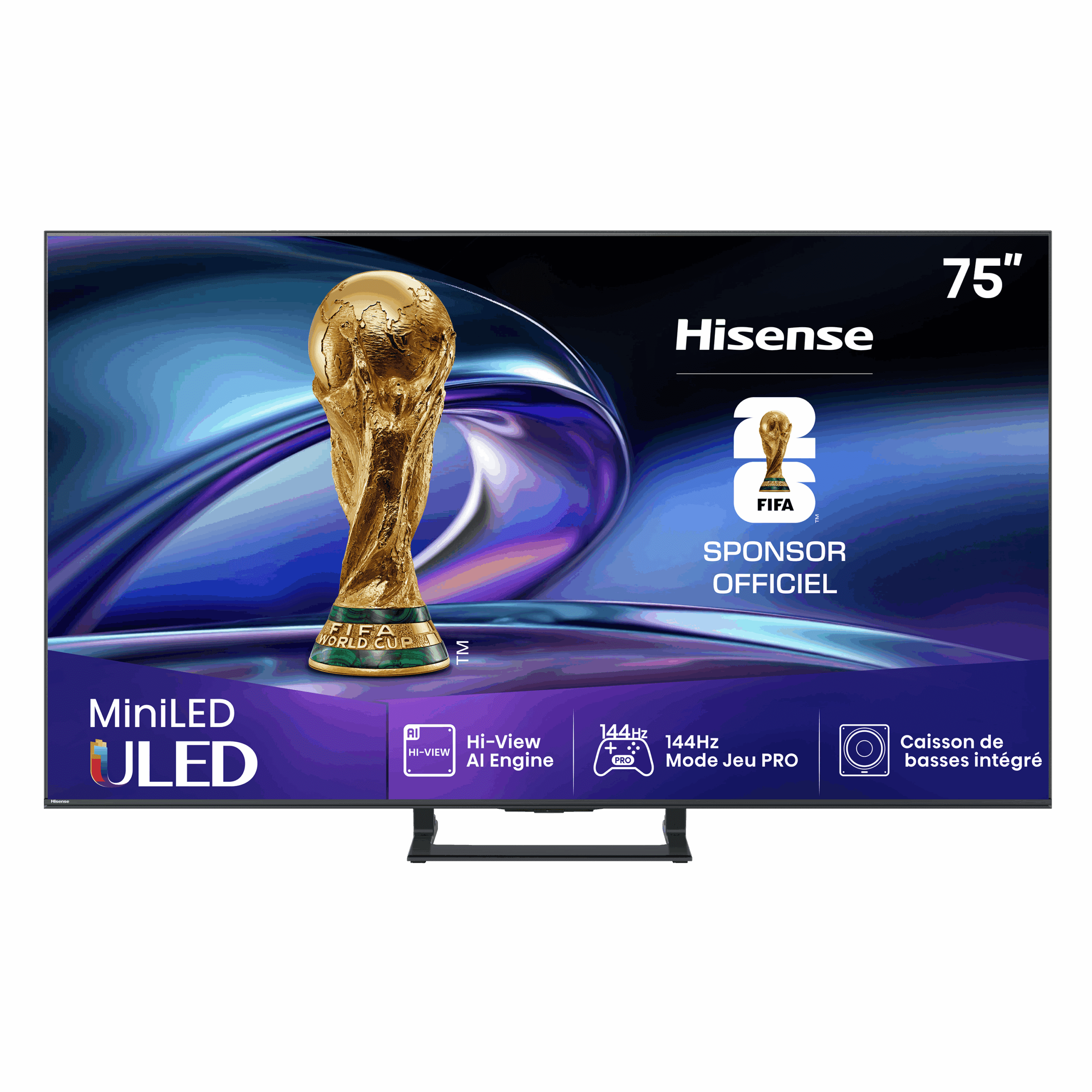 TV MINILED 4K | 144Hz VRR<br>75" SÉRIE E8Q