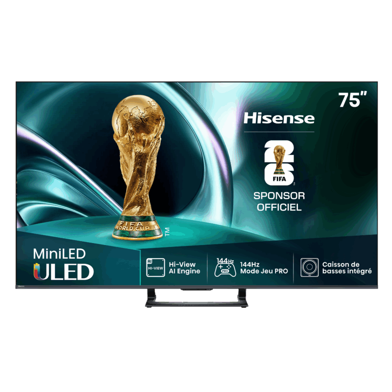 TV MINILED 4K | 144Hz VRR<br>75" SÉRIE U7Q